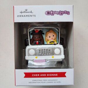 Hallmark Clueless Cher & Dionne Christmas Ornament 90's Themed Paramount NIB